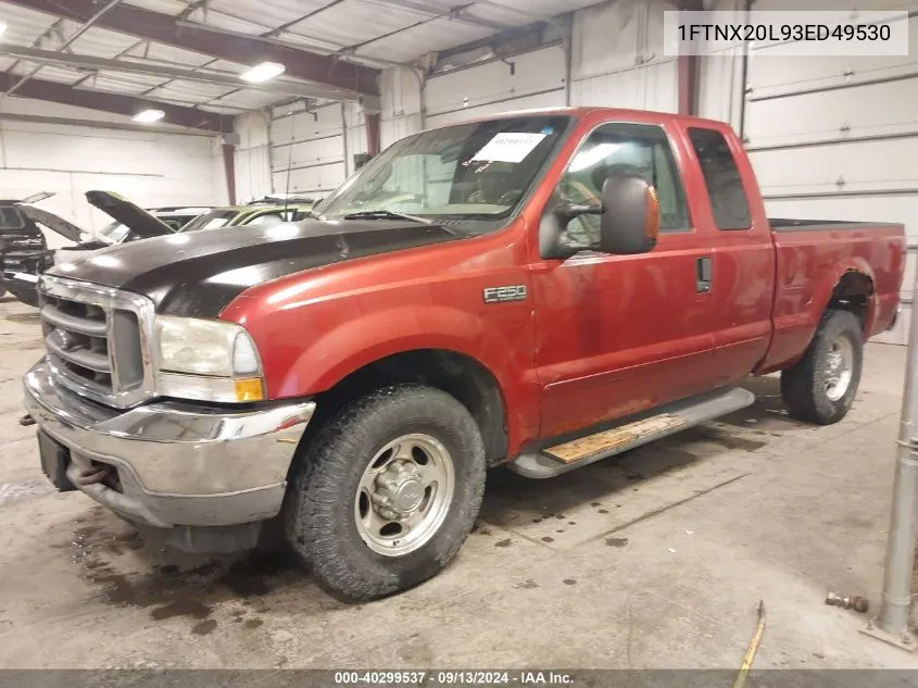 2003 Ford F-250 Lariat/Xl/Xlt VIN: 1FTNX20L93ED49530 Lot: 40299537