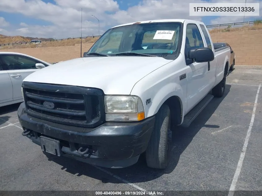 2003 Ford F-250 Lariat/Xl/Xlt VIN: 1FTNX20S33EC13336 Lot: 40400496