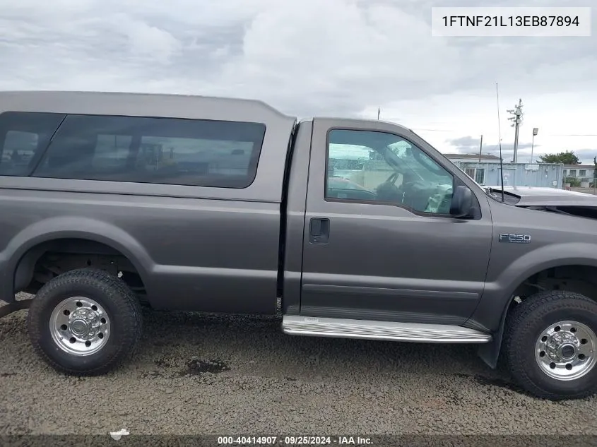 1FTNF21L13EB87894 2003 Ford F-250 Xl/Xlt