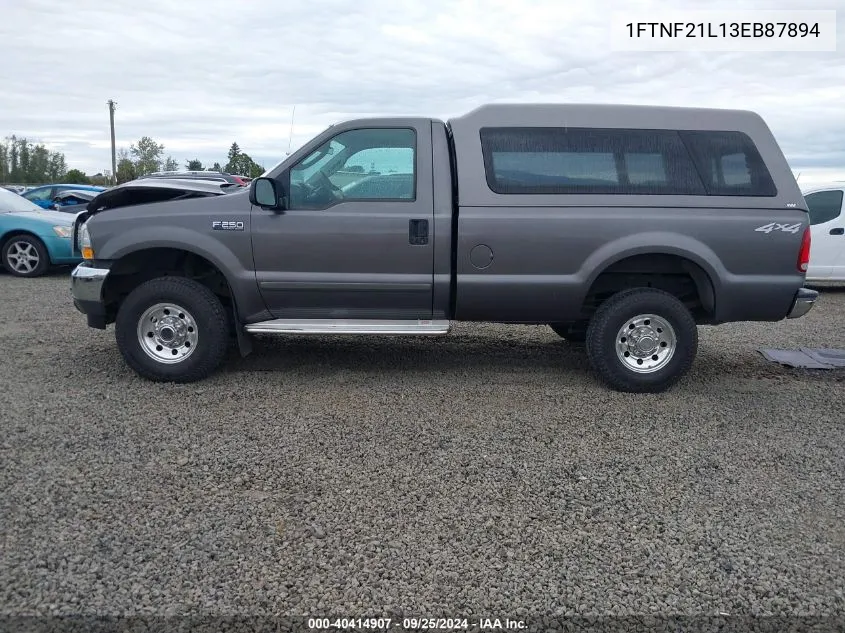 1FTNF21L13EB87894 2003 Ford F-250 Xl/Xlt