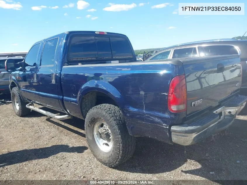 2003 Ford F-250 Lariat/Xl/Xlt VIN: 1FTNW21P33EC84050 Lot: 40429810