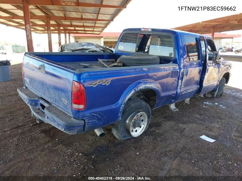 1FTNW21P83EC59662 2003 Ford F-250 Lariat/Xl/Xlt