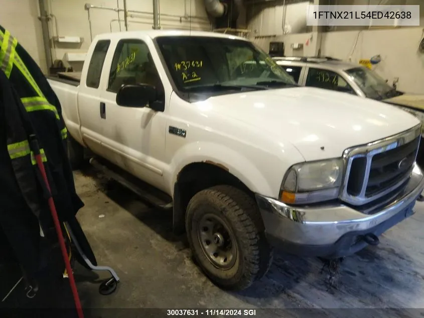 2004 Ford F250 Super Duty VIN: 1FTNX21L54ED42638 Lot: 30037631