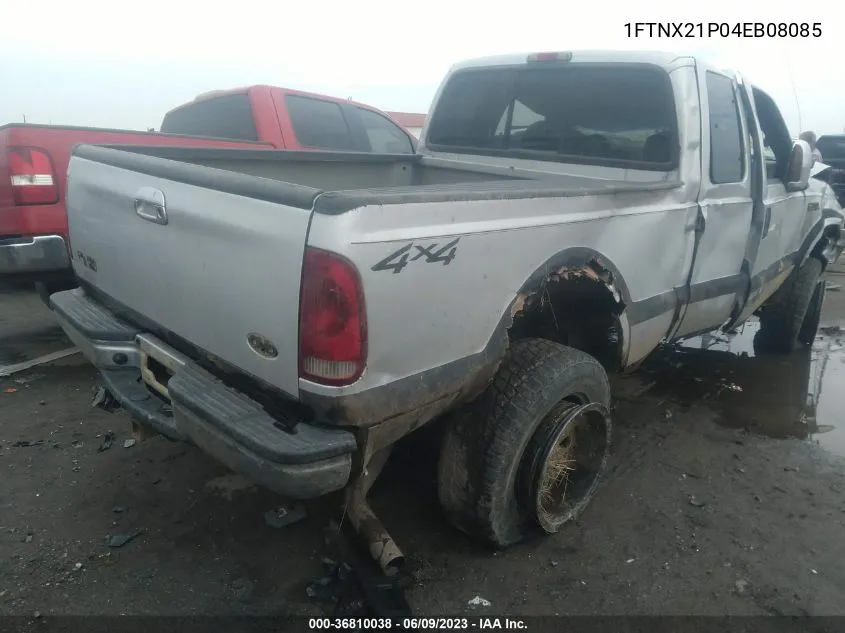 1FTNX21P04EB08085 2004 Ford F-250 Lariat/Xl/Xlt