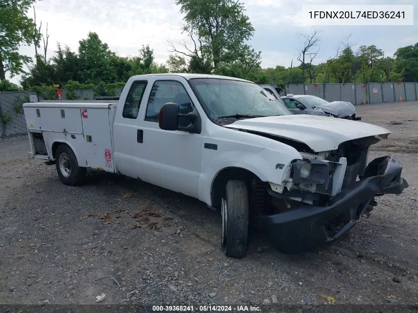 2004 Ford F-250 Lariat/Xl/Xlt VIN: 1FDNX20L74ED36241 Lot: 39368241