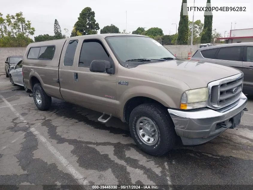 2004 Ford F-250 Lariat/Xl/Xlt VIN: 1FTNX20P04EB96282 Lot: 39445330