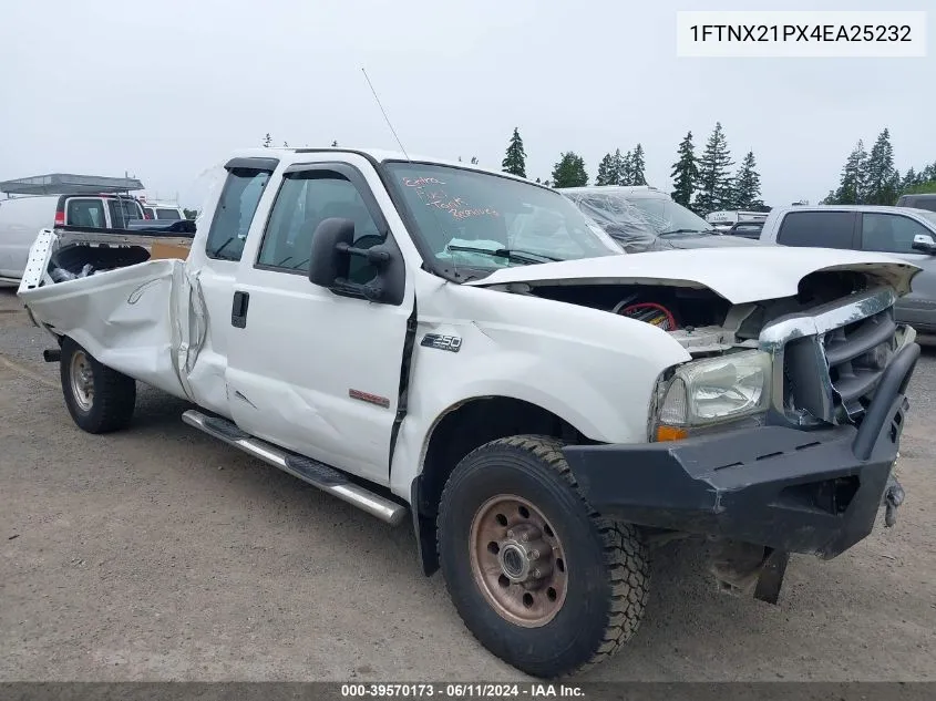 2004 Ford F-250 Lariat/Xl/Xlt VIN: 1FTNX21PX4EA25232 Lot: 39570173