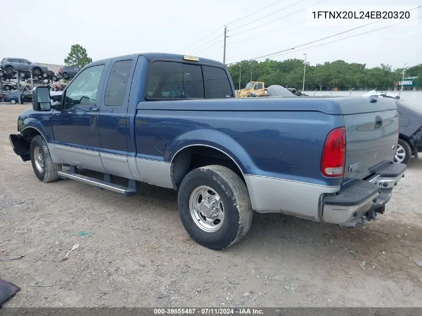 2004 Ford F-250 Lariat/Xl/Xlt VIN: 1FTNX20L24EB20320 Lot: 39855487