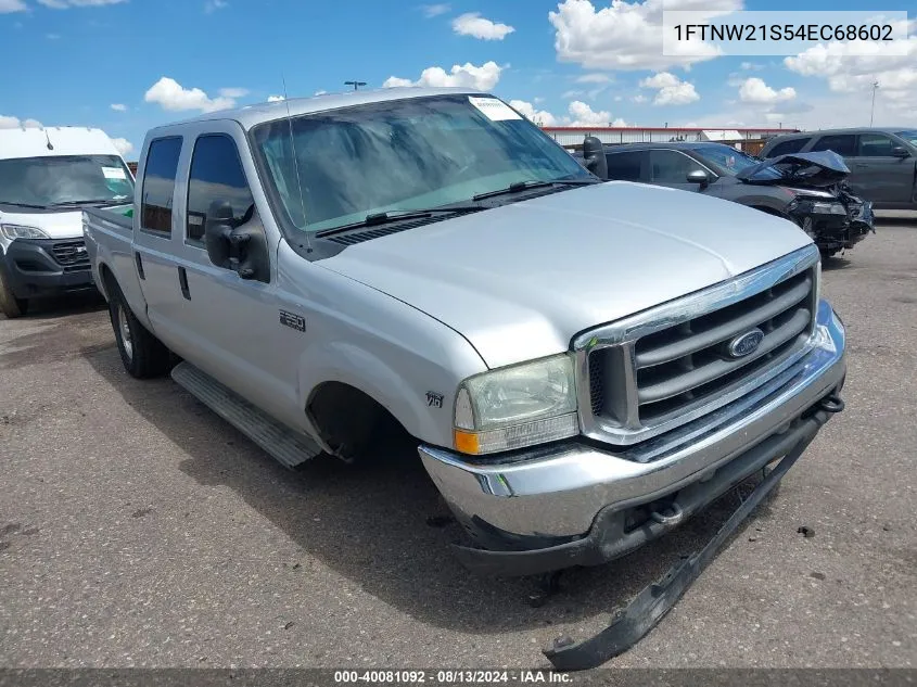 2004 Ford F-250 Lariat/Xl/Xlt VIN: 1FTNW21S54EC68602 Lot: 40081092