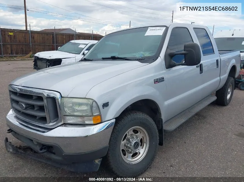 2004 Ford F-250 Lariat/Xl/Xlt VIN: 1FTNW21S54EC68602 Lot: 40081092