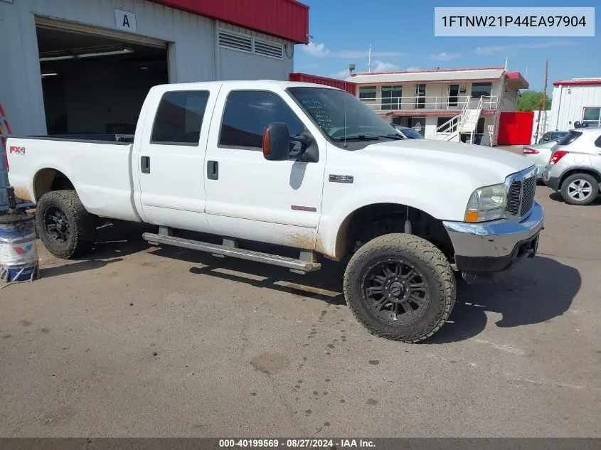 2004 Ford F-250 Lariat/Xl/Xlt VIN: 1FTNW21P44EA97904 Lot: 40199569