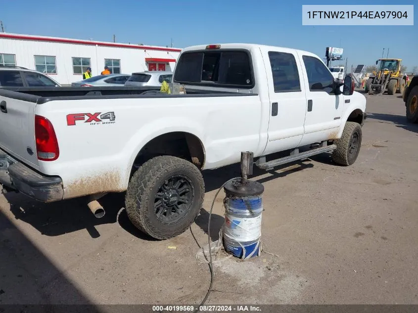 2004 Ford F-250 Lariat/Xl/Xlt VIN: 1FTNW21P44EA97904 Lot: 40199569