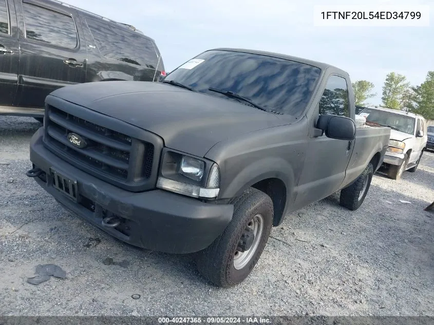 2004 Ford F-250 Xl/Xlt VIN: 1FTNF20L54ED34799 Lot: 40247365