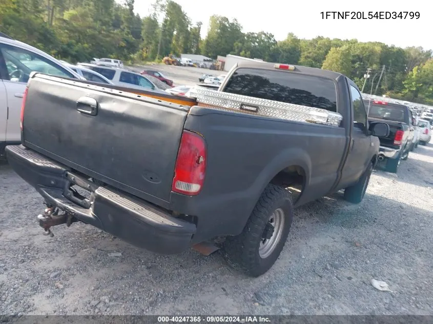 1FTNF20L54ED34799 2004 Ford F-250 Xl/Xlt