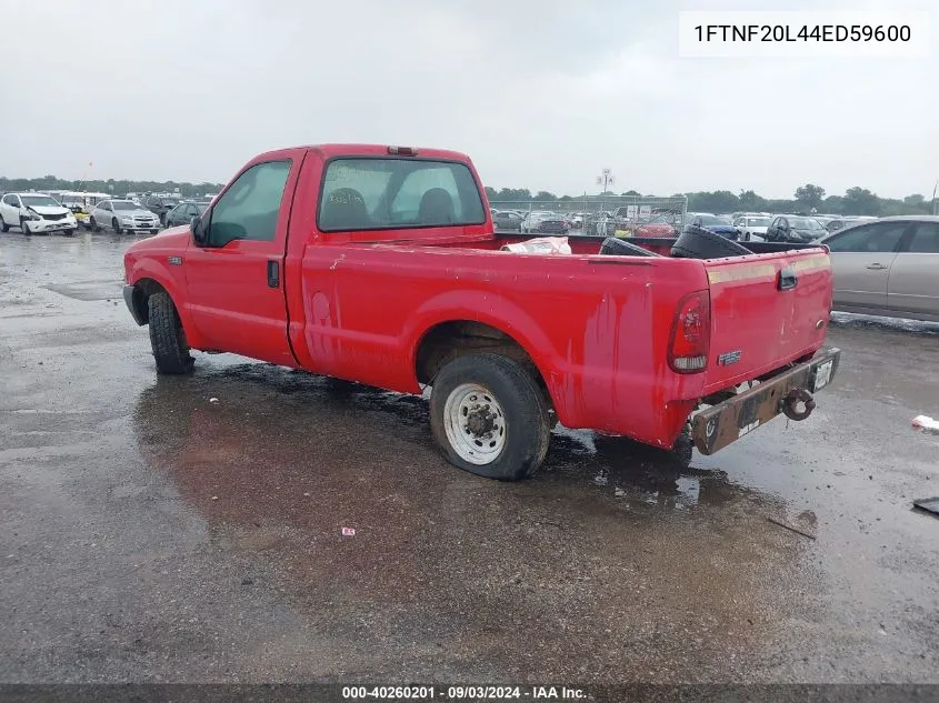 1FTNF20L44ED59600 2004 Ford F-250 Xl/Xlt