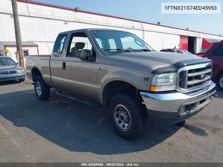 2004 Ford F-250 Lariat/Xl/Xlt VIN: 1FTNX21S74ED45953 Lot: 40269065