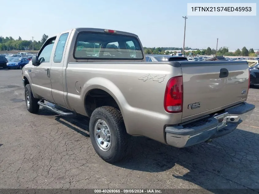 1FTNX21S74ED45953 2004 Ford F-250 Lariat/Xl/Xlt