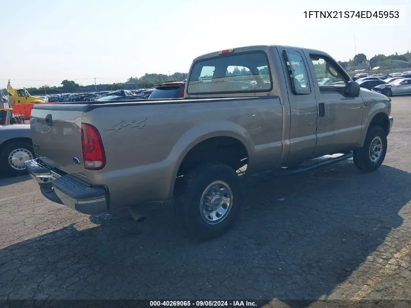 1FTNX21S74ED45953 2004 Ford F-250 Lariat/Xl/Xlt