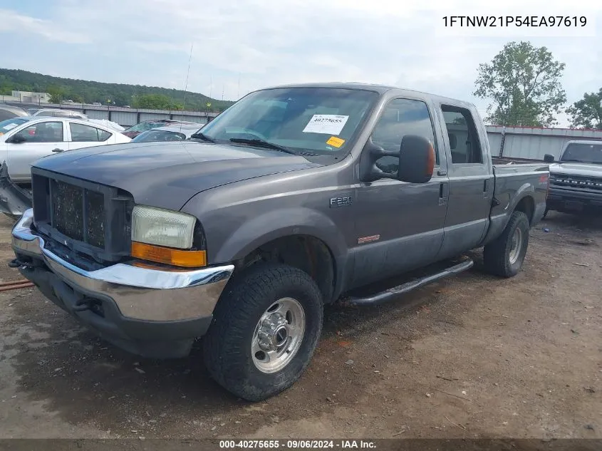 2004 Ford F-250 Lariat/Xl/Xlt VIN: 1FTNW21P54EA97619 Lot: 40275655