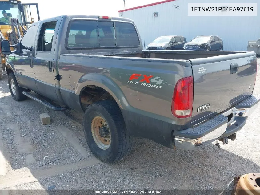 2004 Ford F-250 Lariat/Xl/Xlt VIN: 1FTNW21P54EA97619 Lot: 40275655