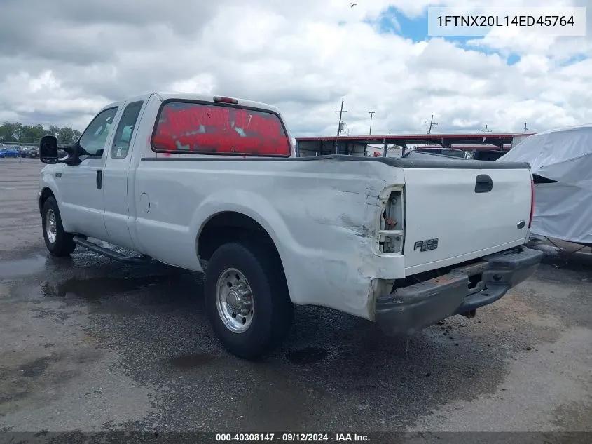 2004 Ford F250 Super Duty VIN: 1FTNX20L14ED45764 Lot: 40308147