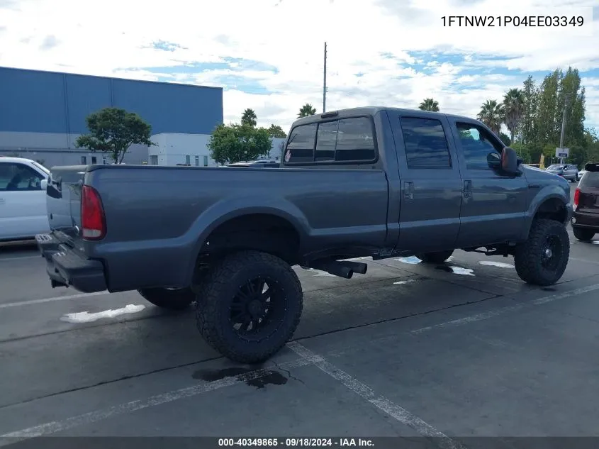 1FTNW21P04EE03349 2004 Ford F-250 Lariat/Xl/Xlt