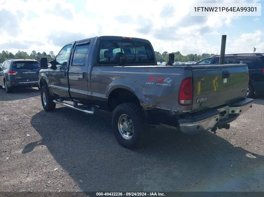 2004 Ford F-250 Lariat/Xl/Xlt VIN: 1FTNW21P64EA99301 Lot: 40432236