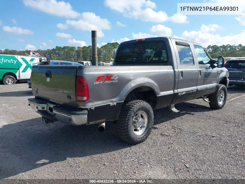 2004 Ford F-250 Lariat/Xl/Xlt VIN: 1FTNW21P64EA99301 Lot: 40432236