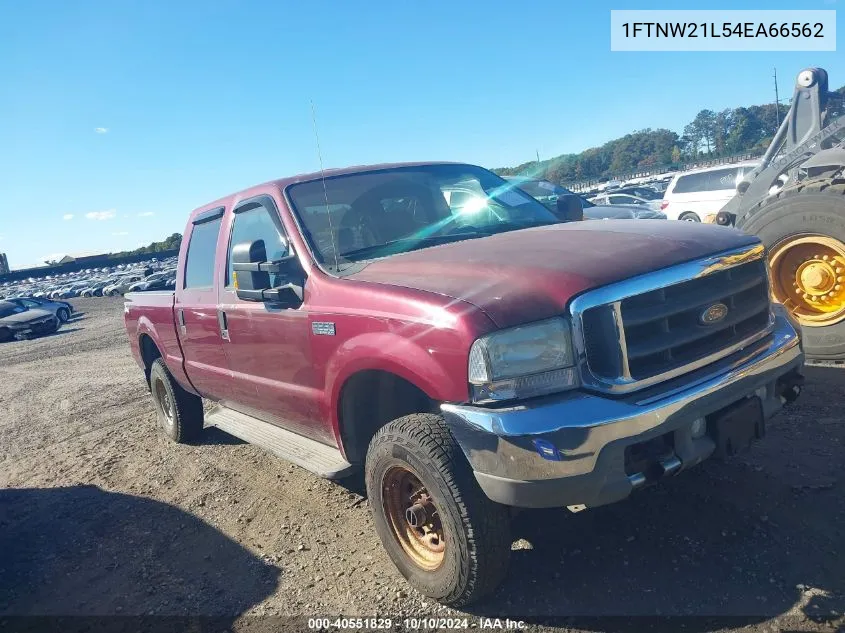 2004 Ford F-250 Lariat/Xl/Xlt VIN: 1FTNW21L54EA66562 Lot: 40551829