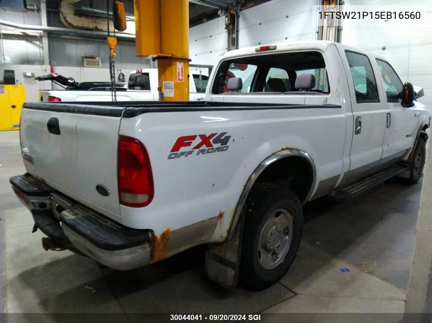 1FTSW21P15EB16560 2005 Ford F250 Super Duty