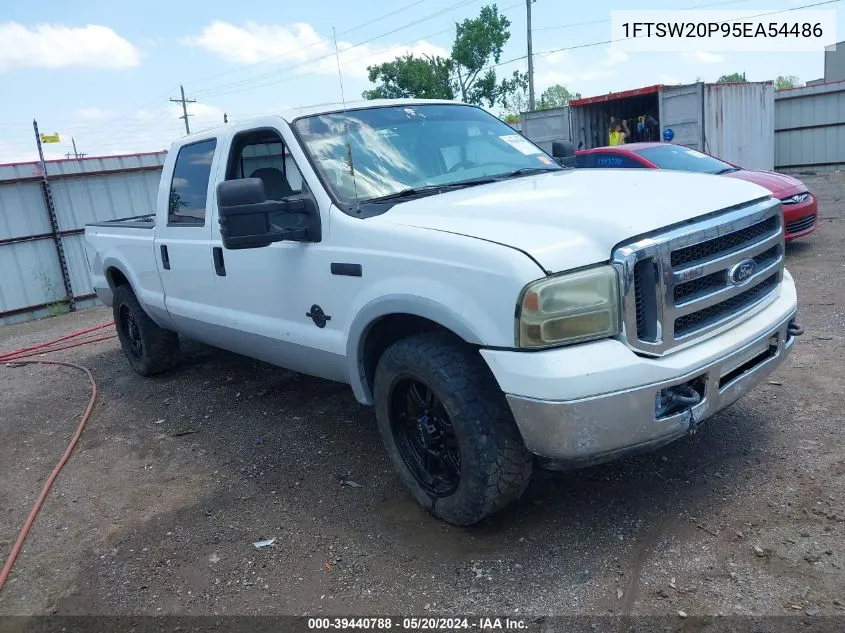 2005 Ford F-250 Lariat/Xl/Xlt VIN: 1FTSW20P95EA54486 Lot: 39440788