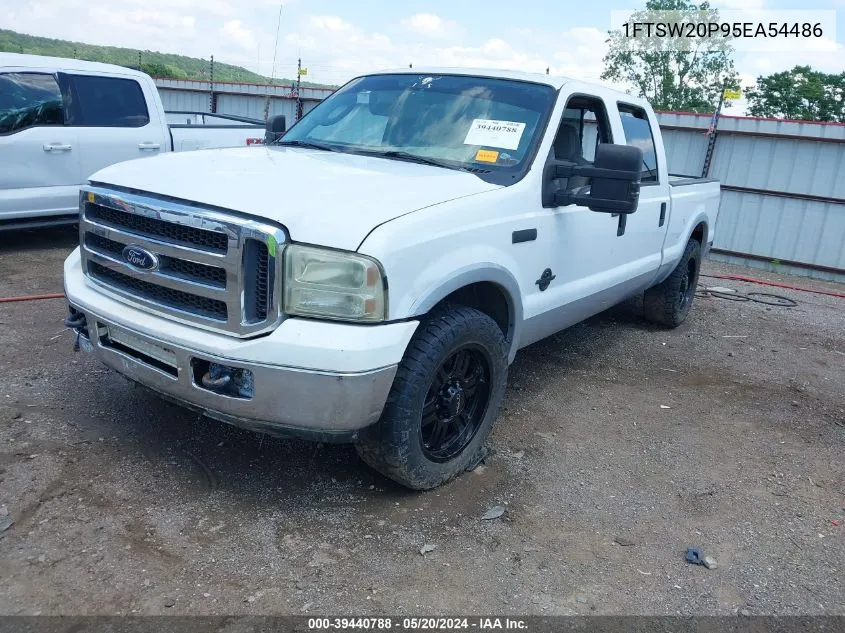 2005 Ford F-250 Lariat/Xl/Xlt VIN: 1FTSW20P95EA54486 Lot: 39440788