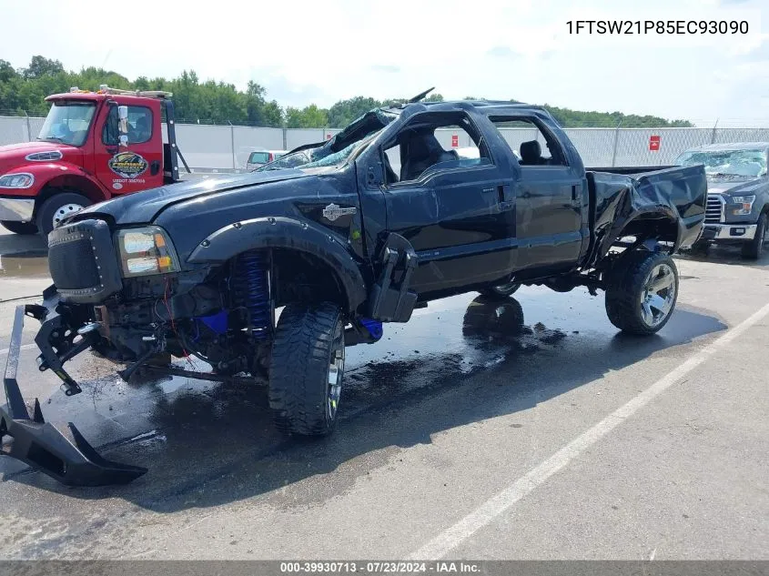 2005 Ford F-250 Lariat/Xl/Xlt VIN: 1FTSW21P85EC93090 Lot: 39930713