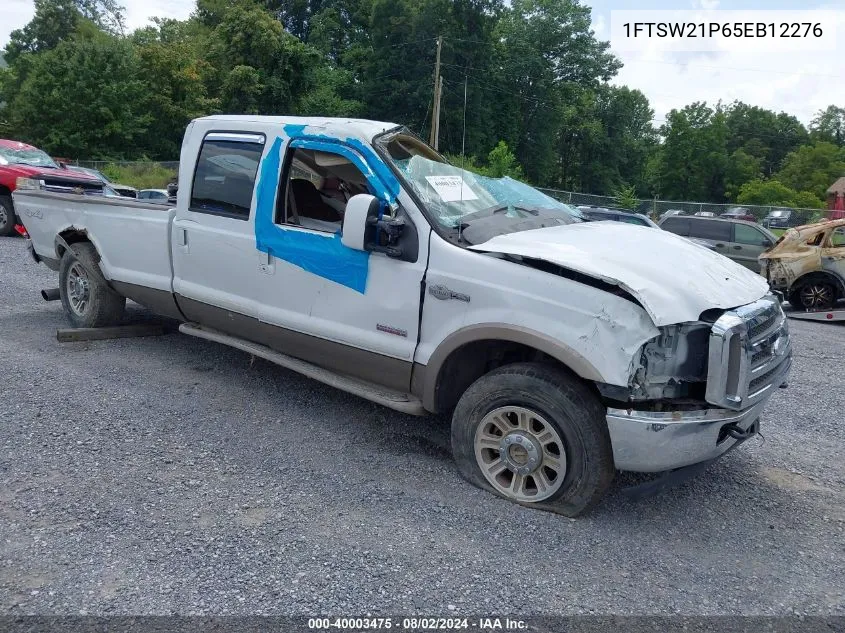 2005 Ford F-250 Lariat/Xl/Xlt VIN: 1FTSW21P65EB12276 Lot: 40003475