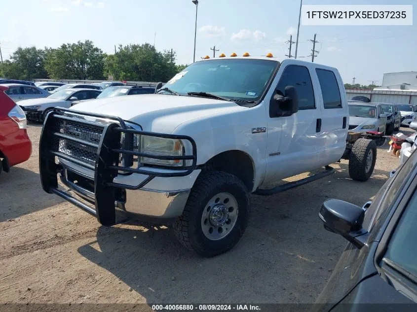 2005 Ford F-250 Lariat/Xl/Xlt VIN: 1FTSW21PX5ED37235 Lot: 40056880