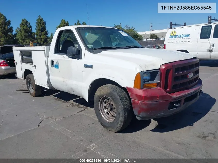 2005 Ford F-250 Xl/Xlt VIN: 1FTNF20585EC65545 Lot: 40279580