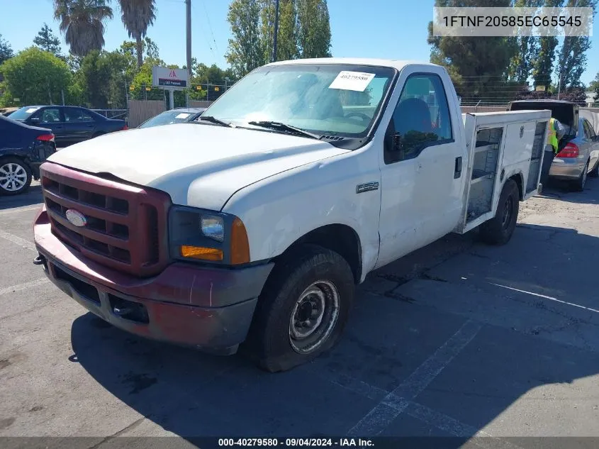 2005 Ford F-250 Xl/Xlt VIN: 1FTNF20585EC65545 Lot: 40279580