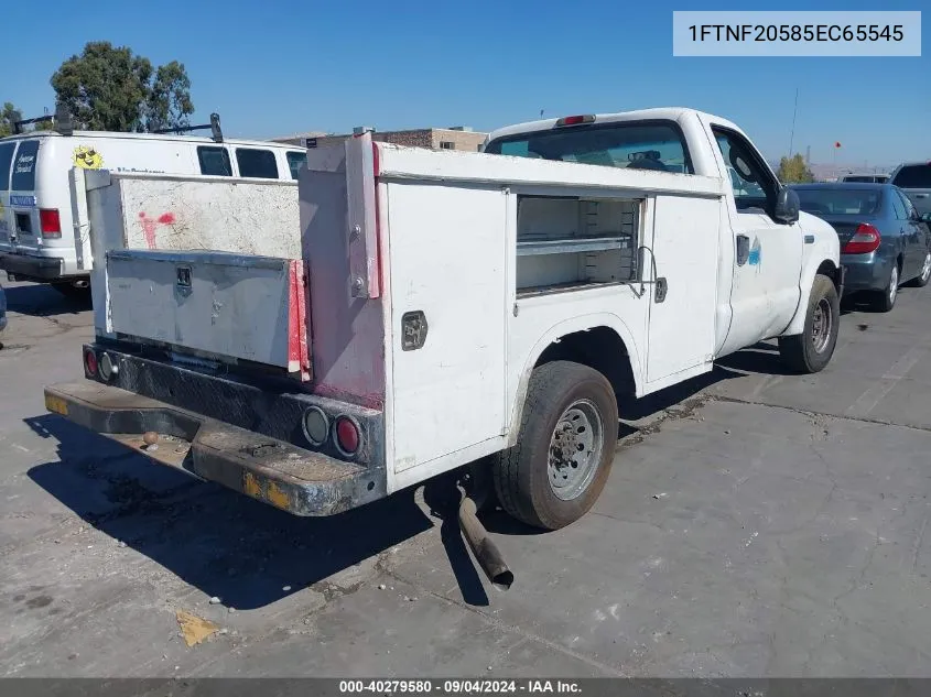 1FTNF20585EC65545 2005 Ford F-250 Xl/Xlt