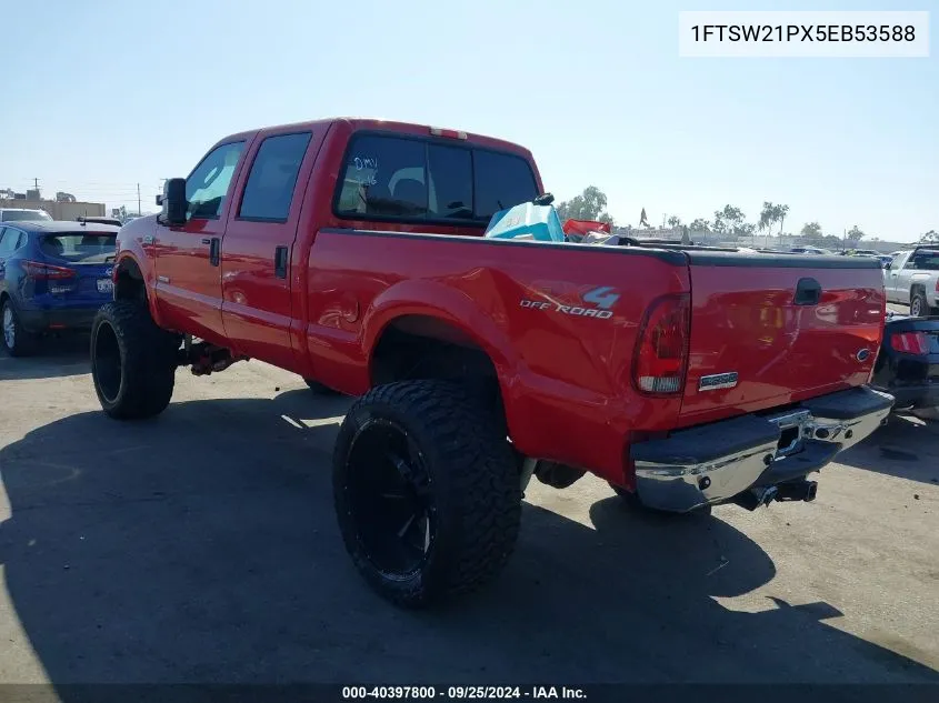 2005 Ford F-250 Lariat/Xl/Xlt VIN: 1FTSW21PX5EB53588 Lot: 40397800