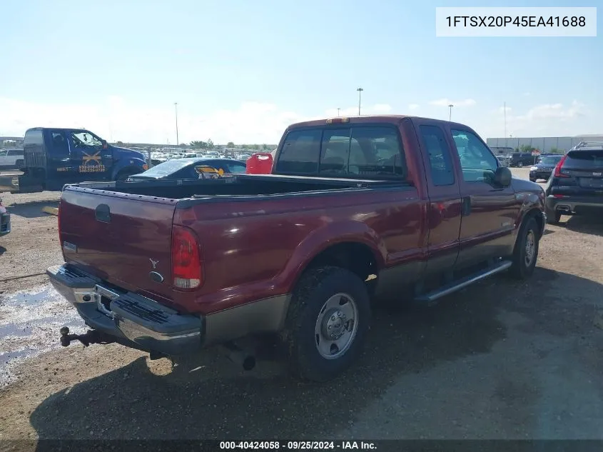 2005 Ford F-250 Lariat/Xl/Xlt VIN: 1FTSX20P45EA41688 Lot: 40424058