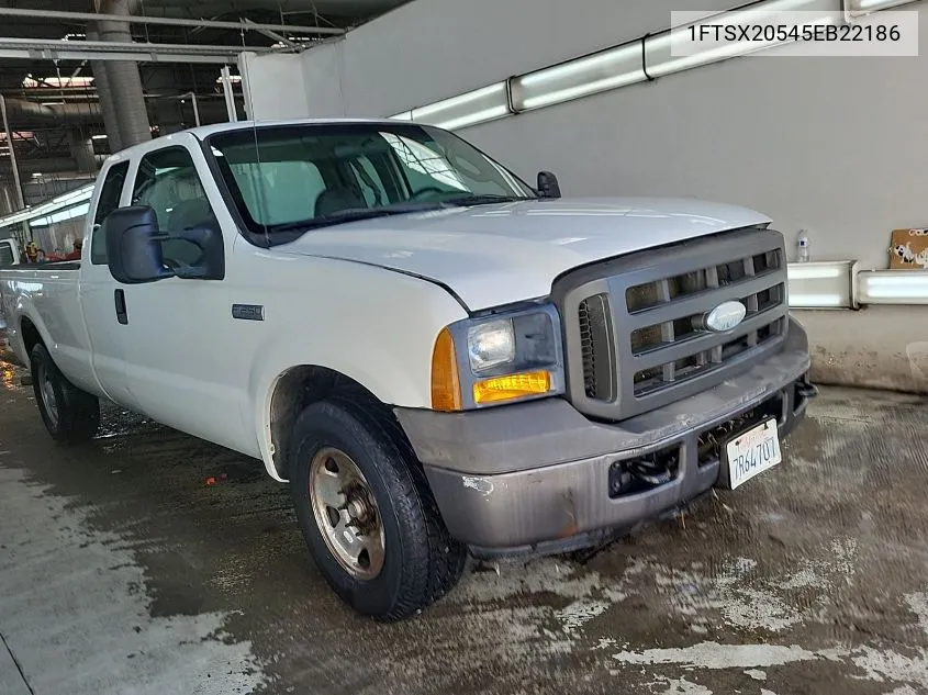 2005 Ford Super Duty F-250 Lariat/Xl/Xlt VIN: 1FTSX20545EB22186 Lot: 40527896