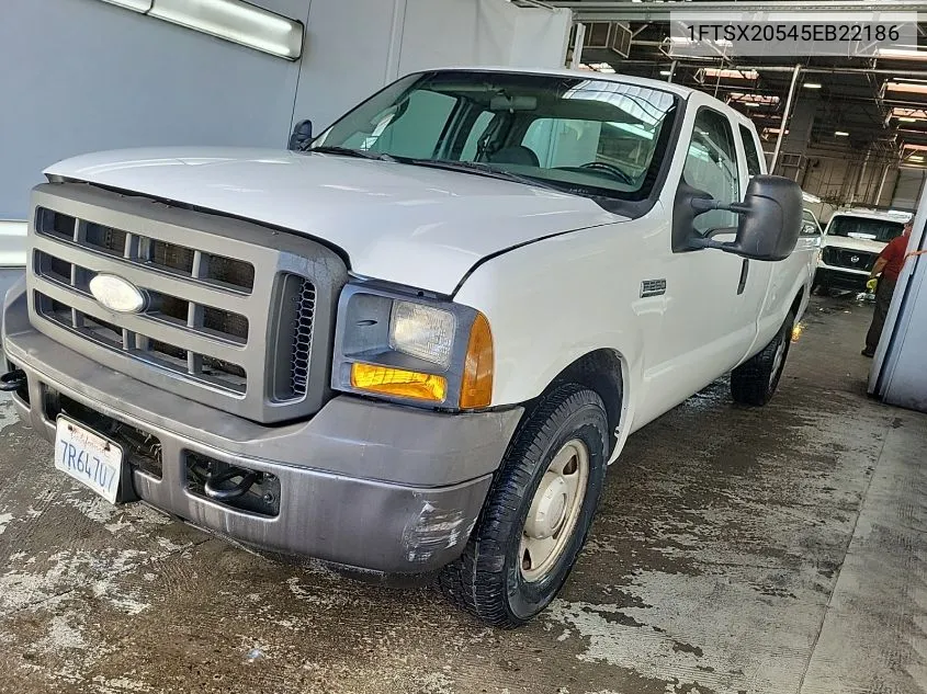 2005 Ford Super Duty F-250 Lariat/Xl/Xlt VIN: 1FTSX20545EB22186 Lot: 40527896