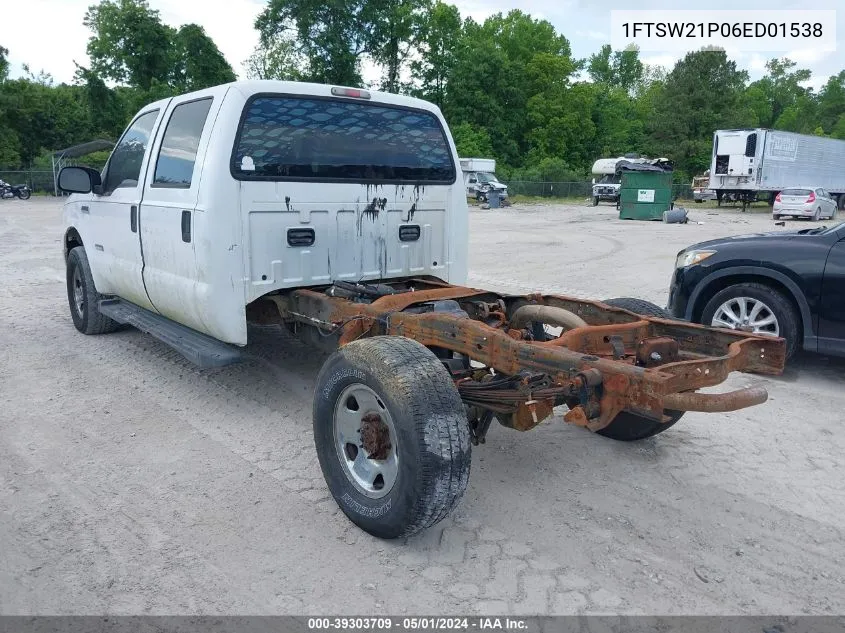 1FTSW21P06ED01538 2006 Ford F-250 Lariat/Xl/Xlt