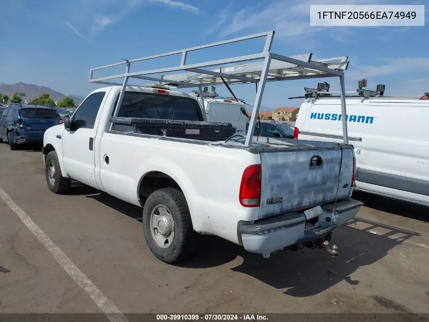 1FTNF20566EA74949 2006 Ford F-250 Xl/Xlt