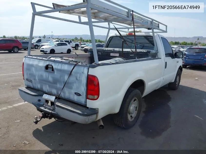 1FTNF20566EA74949 2006 Ford F-250 Xl/Xlt