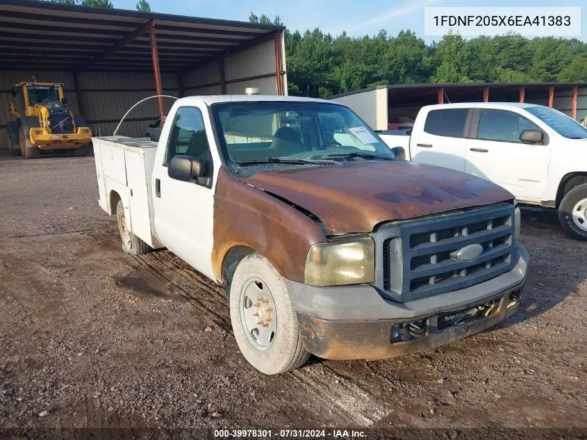 2006 Ford F-250 Xl/Xlt VIN: 1FDNF205X6EA41383 Lot: 39978301