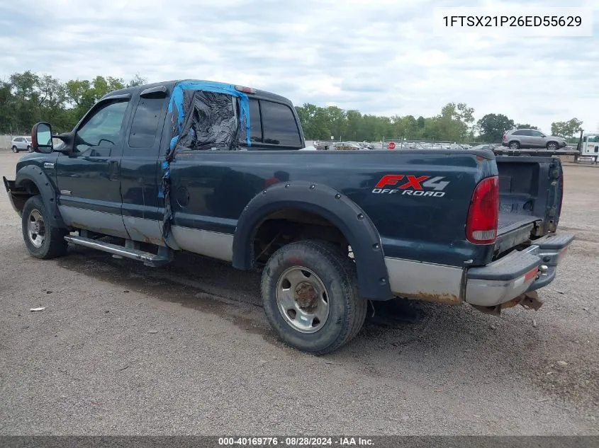 1FTSX21P26ED55629 2006 Ford F-250 Lariat/Xl/Xlt