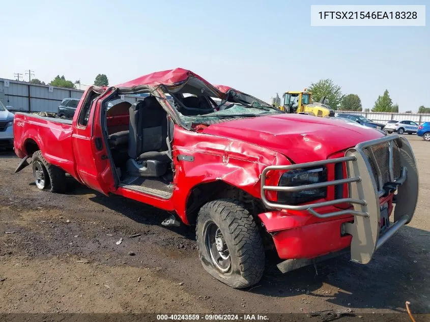 2006 Ford F-250 Lariat/Xl/Xlt VIN: 1FTSX21546EA18328 Lot: 40243559