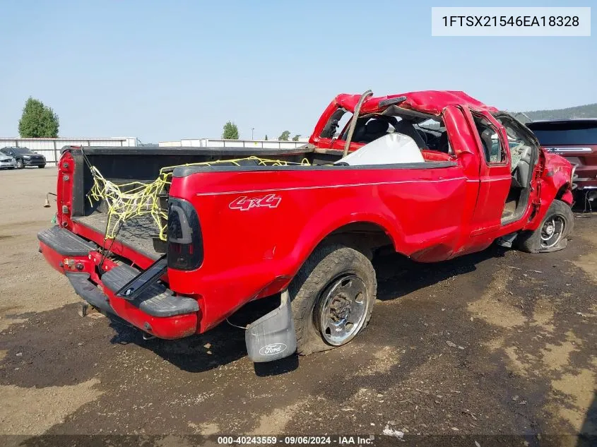 2006 Ford F-250 Lariat/Xl/Xlt VIN: 1FTSX21546EA18328 Lot: 40243559