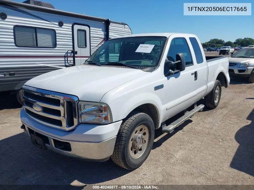 2006 Ford F-250 Lariat/Xl/Xlt VIN: 1FTNX20506EC17665 Lot: 40245877